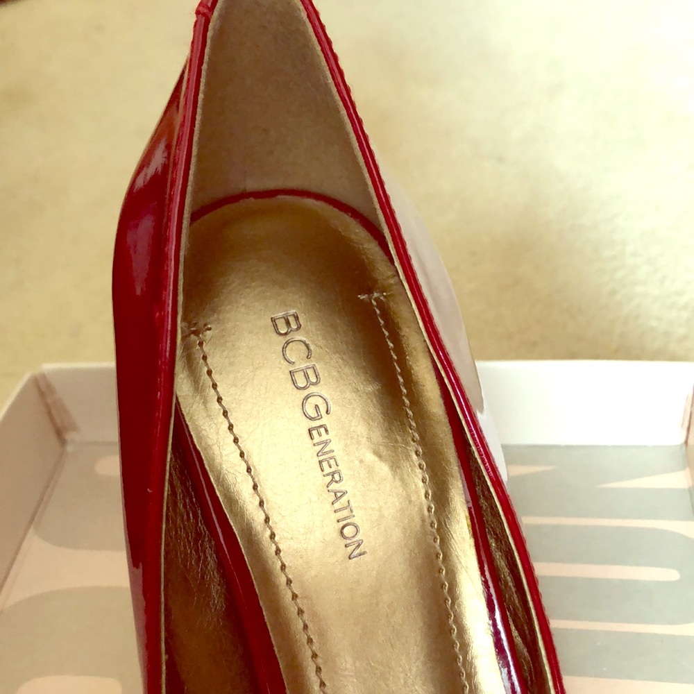 Ruby Smooth Patent Leather Pumps